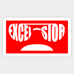 excelsior checked Sticker